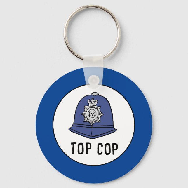 UK Policeman or Police Constable Key Ring (Front)