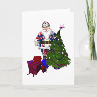 UK Santa Claus Holiday Card