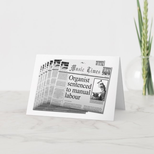 (UK sp.) Carte de Noël amusante pour les organisat (Devant)