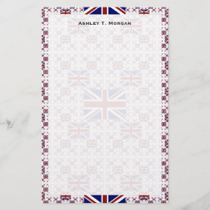 UK Union Jack Flag in Layers Stationery