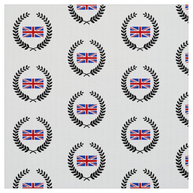 Uk United Kingdom Flag Fabric (Swatch)