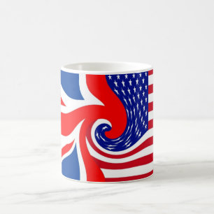 UK/USA FLAG-LOVIN' COUSINS COFFEE MUG