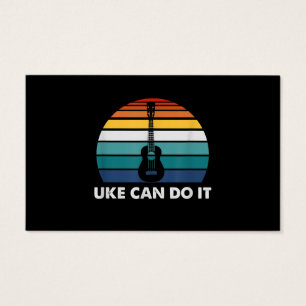 Uke Can Do It Funny Ukulele Player Guitar Gift