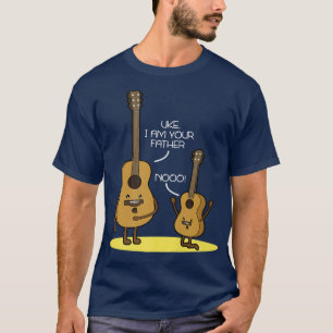 Uke I Am Your Father Ukulele Funny Guitar Music Pr T-Shirt
