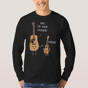 Uke I Am Your Father Ukulele Guitar Music Father's T-Shirt
