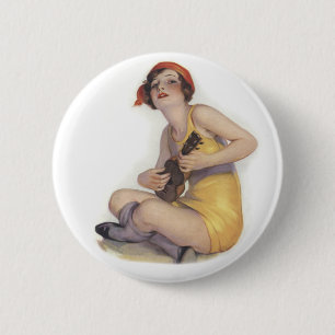 Uke Playing Flapper Button