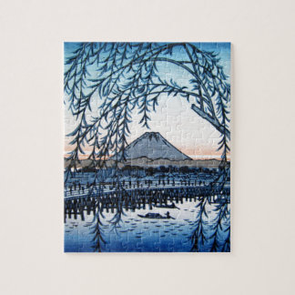 Ukiyo-e Mt. Fuji Japan Jigsaw Puzzle