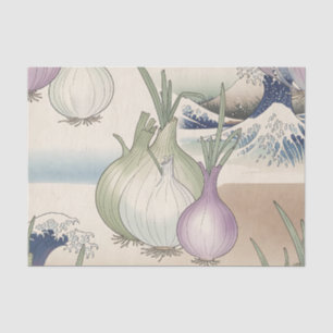 Ukiyo-e Onion Wave Pattern Tissue Paper