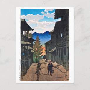 ukiyoe [hasui] C13 Autumn at the Arayu Spa Postcard