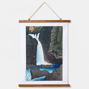 ukiyoe [hasui] C14 Yūhi Waterfall at Shiobara Hanging Tapestry