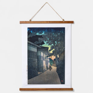 ukiyoe [hasui] C20 Kosho Temple, Himi, Etchu Hanging Tapestry