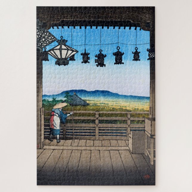 ukiyoe [hasui] C31 Nigatsu Hall, Nara Jigsaw Puzzle (Vertical)