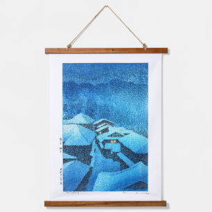 ukiyoe - hasui - m04 - Hataori Hot Spring -  Hanging Tapestry