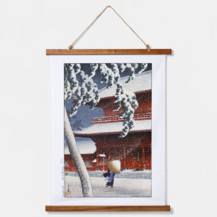 ukiyoe hasui n04 Zōjō-ji Temple in Shiba Hanging Tapestry