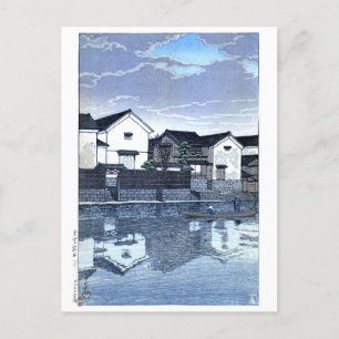 ukiyoe hasui n09 Matsue, Izumo (Cloudy Day) Postcard