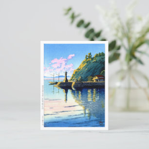 ukiyoe hasui n11 Morning at Mihogaseki in Izumo Postcard