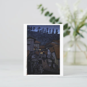 ukiyoe hasui n15 Arifuku Spa, Iwami Postcard