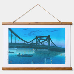 ukiyoe - hasui - No.11 Kiyosu Bridge - Hanging Tapestry