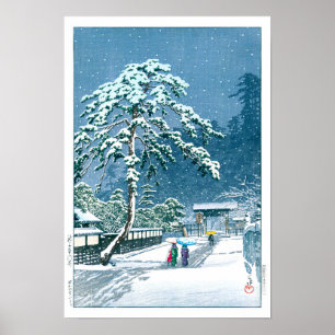 ukiyoe - hasui - No.12 The Hommonji Temple, … Poster