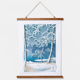 ukiyoe - hasui - No.13 Senzoku Pond - Hanging Tapestry