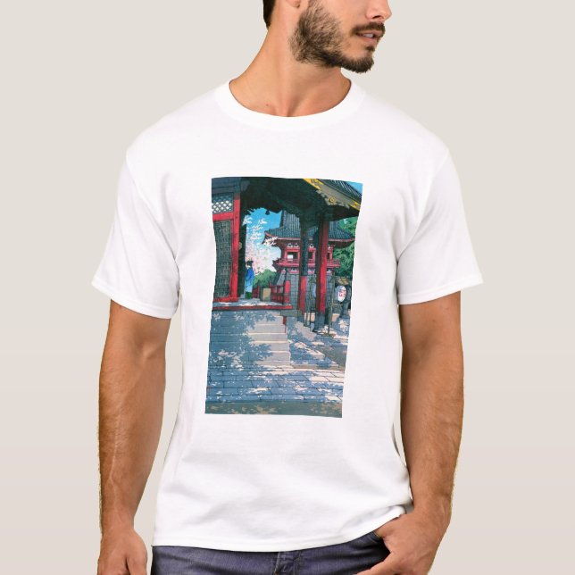 ukiyoe - hasui - No.18 Meguro Fudo Temple - T-Shirt (Front)