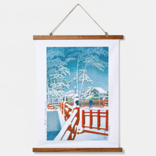 ukiyoe - hasui - No.24 Yakumo Bridge the Nagata … Hanging Tapestry