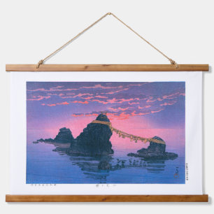 ukiyoe - hasui - No.25 The couple rocks of … Hanging Tapestry