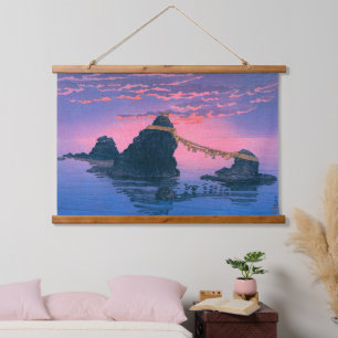 ukiyoe - hasui - No.25 The couple rocks of … Hanging Tapestry