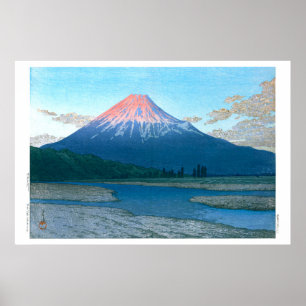 ukiyoe - hasui - No.30 The Fuji River - Poster