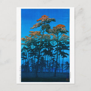 ukiyoe - hasui - No.46 Hikawa Park in Omiya - Postcard