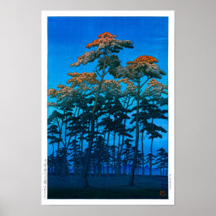 ukiyoe - hasui - No.46 Hikawa Park in Omiya -  Poster