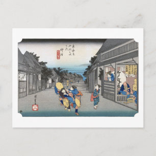 ukiyoe Hiroshige No.35 Goyu Postcard
