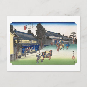 ukiyoe Hiroshige No.40 Narumi Postcard