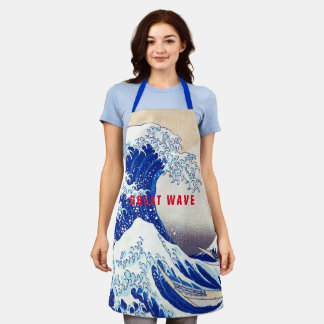ukiyoe - Hokusai : No.21 Great Wave -  Apron
