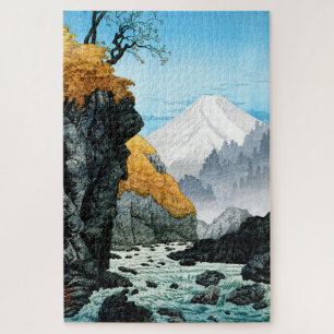 Ukiyoe [komei] 04 Foot of Mount Ashitaka Jigsaw Puzzle