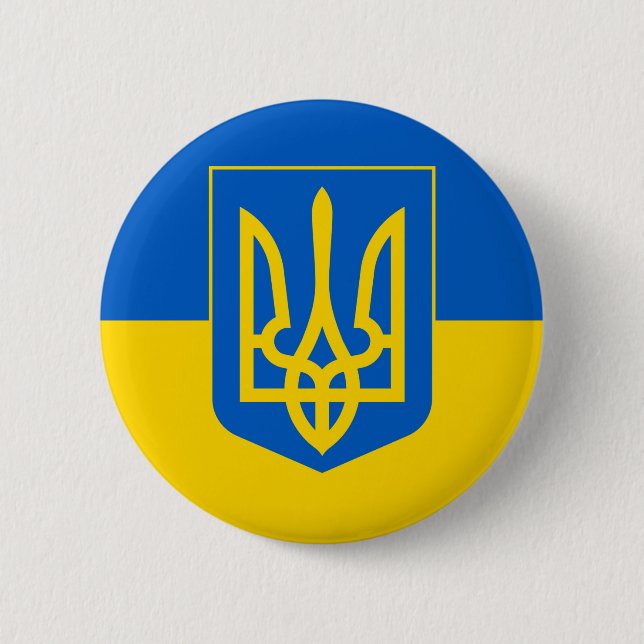 Ukraine 2 Inch Round Button (Front)