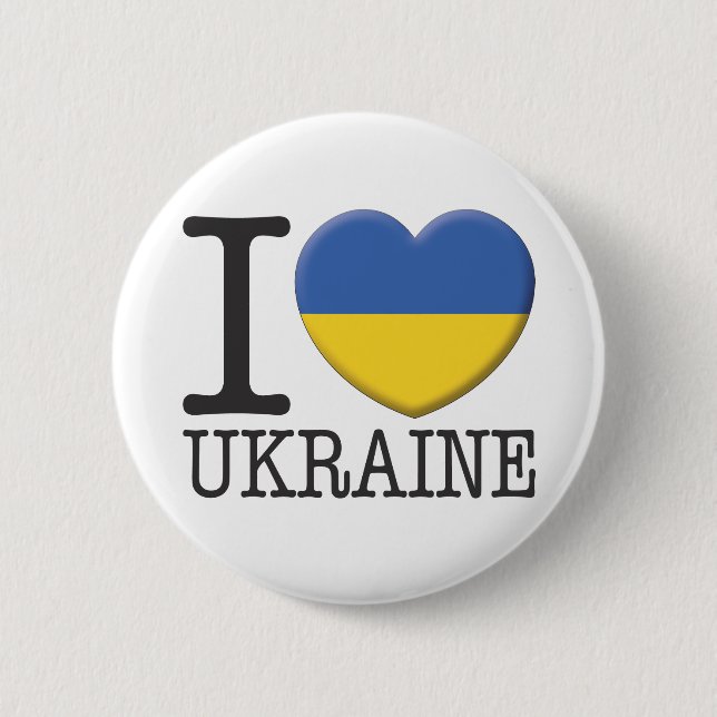 Ukraine 2 Inch Round Button (Front)