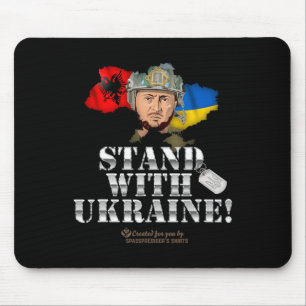Ukraine Alnia Volodymyr Zelenskyy Stand With Ukrai Mouse Pad