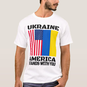 Ukraine America Stands With You American Support T-Shirt