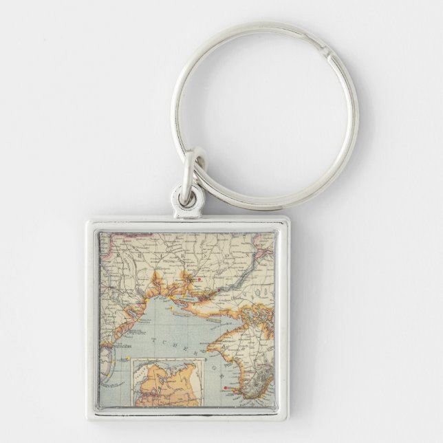 Ukraine and Moldova Keychain (Front)