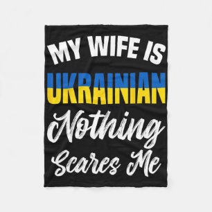 Ukraine Apparel - Amazing Funny Ukrainians Design  Fleece Blanket