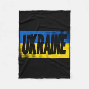 Ukraine Apparel - Cute Ukrainians Design  Fleece Blanket