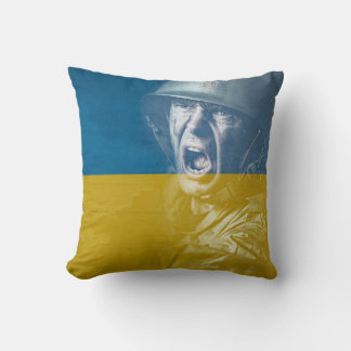 Ukraine Army Throw Pillow