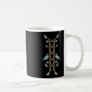 Ukraine Birds And Trysub Tee Retro Floral Ukrainia Coffee Mug