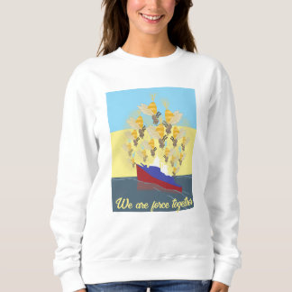 Ukraine "blue yellow" colourful sweatshirt