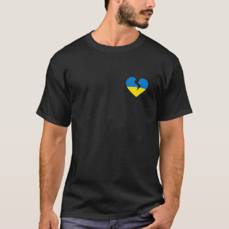 Ukraine Broken Heart - Support Ukraine Ukrainian P T-Shirt