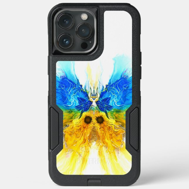 Ukraine Butterfly Otterbox iPhone Case (Back)