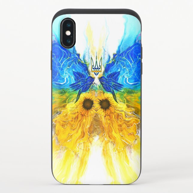 Ukraine Butterfly Uncommon iPhone Case (Back)