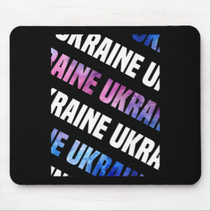 Ukraine Camo Pattern Watercolor Camouflage Mouse Pad