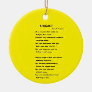 UKRAINE CERAMIC ORNAMENT